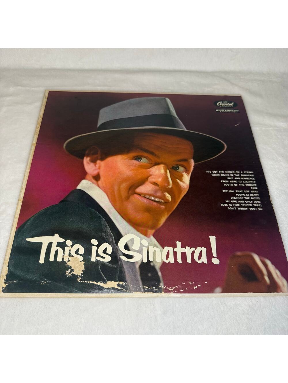Frank Sinatra This is Sinatra Vinyl Record Tested